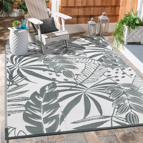 Amazon Anidaroel Outdoor Rugs X Ft For Patios Clearance