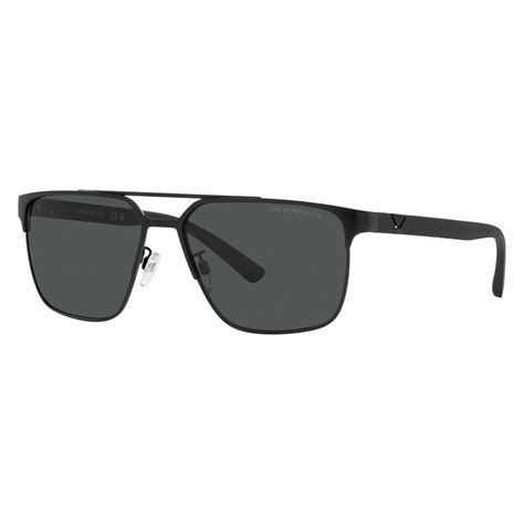 Order Kính Mát Nam Emporio Armani Dark Gray Square Men S Sunglasses Ea2134 300187 58 Màu Đen Xám