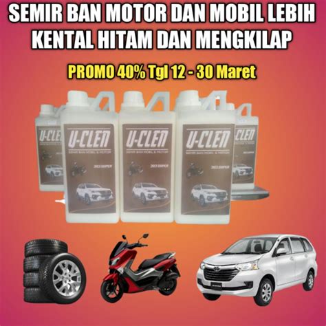 Jual SEMIR BAN MOBIL DAN MOTOR UKURAN 1 LITER Shopee Indonesia