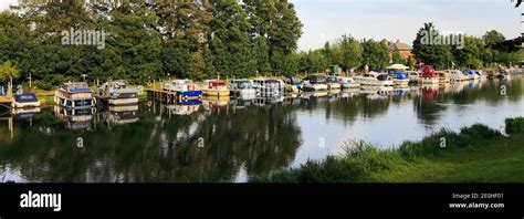 Boats On The River Witham Boston Gateway Marina Boston Town