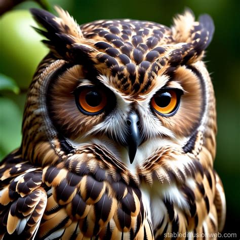 Owl Observation With Apple Vision Pro Vr Stable Diffusion Online