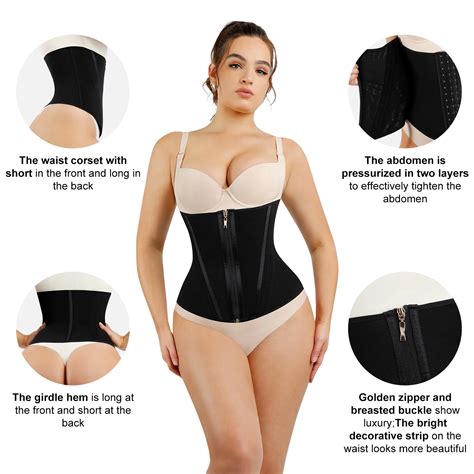 Hexin New Design Slimming Short Torso Waist Trainer Corset Shaper Waist Supporter Belt Trimmers