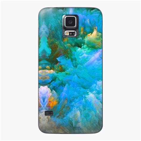 Blue Explosion Abstract Art Samsung Galaxy Phone Case For Sale By Katjeudis Phone Cases