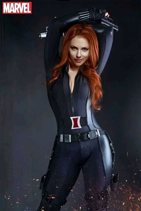 Scarlett Johansson Black Widow Marvel Superhero Posters Marvel Hot