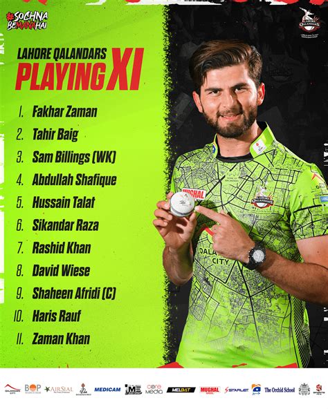 Lahore Qalandars Match Graphics Psl 2023 Behance