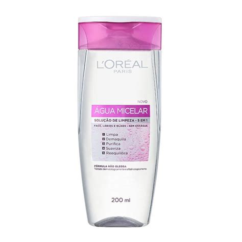 Água Micelar L Oréal Paris Solução de Limpeza 5 em 1 200ml