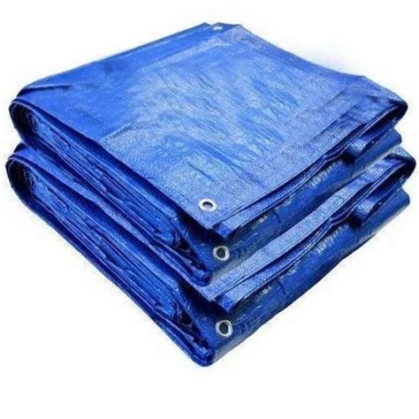 Polyethylene HDPE LDPE Coated Blue PVC Tarpaulin Thickness 7 Mm At