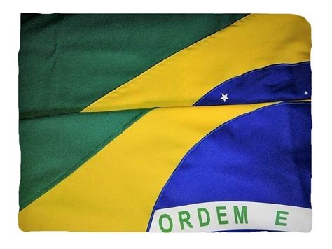 Bandeira Oficial Do Brasil Em Nylon Tam X Cm R Em