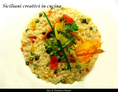 Risotto Al Taleggio Dop Con Verdure Croccanti Siciliani Creativi In