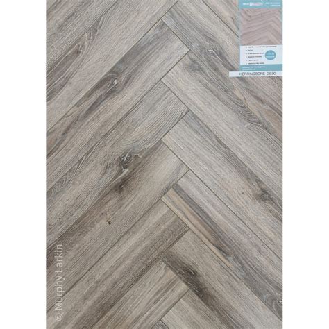 Volcanic Oak Herringbone 12mm Laminate Floor