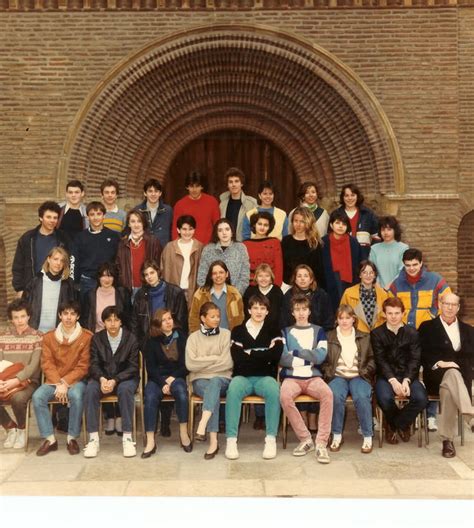 Photo De Classe Première Fermat Toulouse 1983 1984 De 1984 Lycée