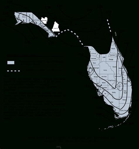 Florida Wind Speed Map - Printable Maps