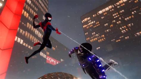 NEW Combat And Web Swinging Gameplay In The Into The Spider Verse Suit