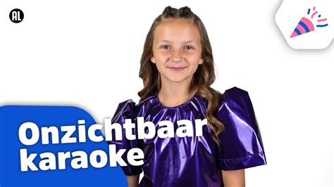 Onzichtbaar Karaoke Kinderen Voor Kinderen Youtube