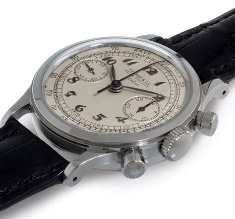 Patek Philippe A Fine And Rare Stainless Steel Chronograph Wristwatch