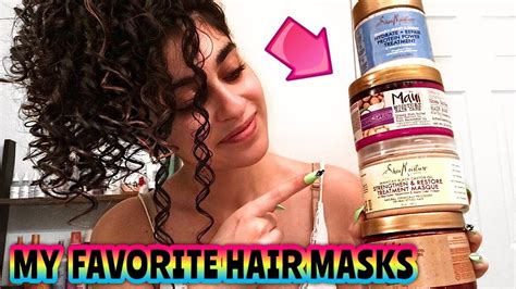 My Favorite Hair Masks Protein And Moisture You Need These For Your Curls Youtube