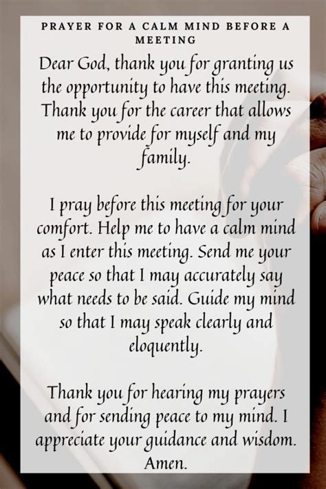 7 Guiding Prayers For A Meeting At Work Prayrs