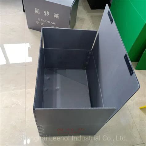 Leenol ESD PP Corrugated Sheet PP Corrugated Sheet Box Conductive PP