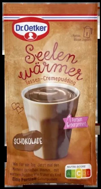 Seelenwärmer Tassen Cremepudding Schokolade Tassenpudding Dr Oetker