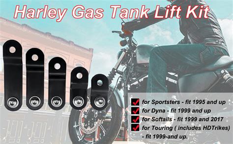 Amazon Inches Motorcycle Gas Tank Lift Riser Kit For Harley