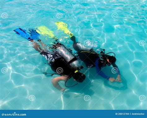 A Boy Taking Scuba Diving Lessons Stock Photo Image Of Diving Hobby