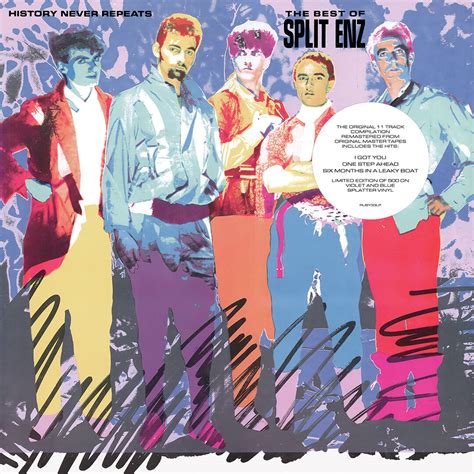 Split Enz History Never Repeats The Best Of Split Enz Lp Violet