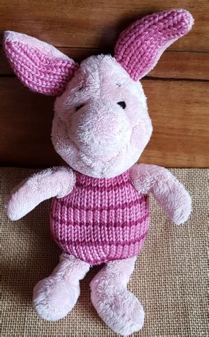 Peluche Porcinet Tricot Rose Disney Baby Nicotoy