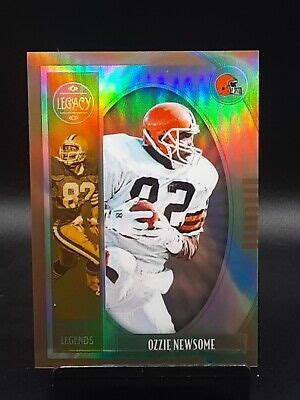 Ozzie Newsome Panini Legacy Legacy Prizm Parallel Browns