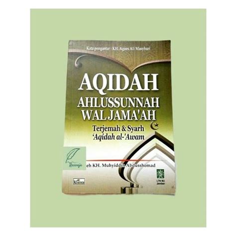 Kitab Aqidah Ahlussunnah Wal Jamaah Terjemah Dan Syarah Aqidatul Awam