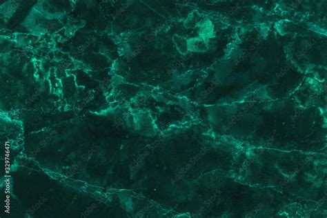 Dark Green Marble Texture Background With High Resolution Top View Of