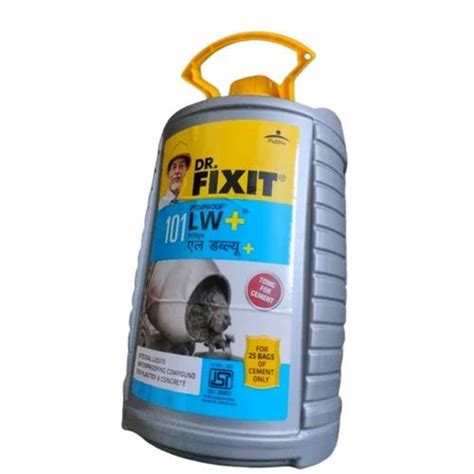 Dr Fixit Pidiproof 101 LW Plus Waterproofing Chemical Packaging Size