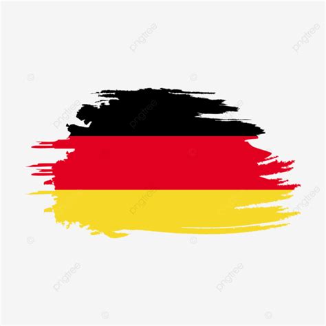 Germany Flag Stylized On White Transparent Background Germany Flag