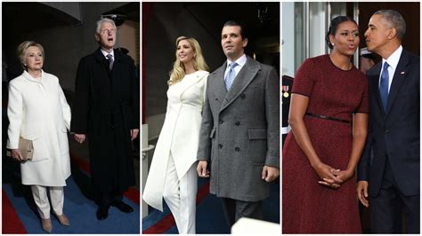 Inauguration Fashion From Ralph Laurens Melania And Hillary Two Fer To Kellyanne Conways