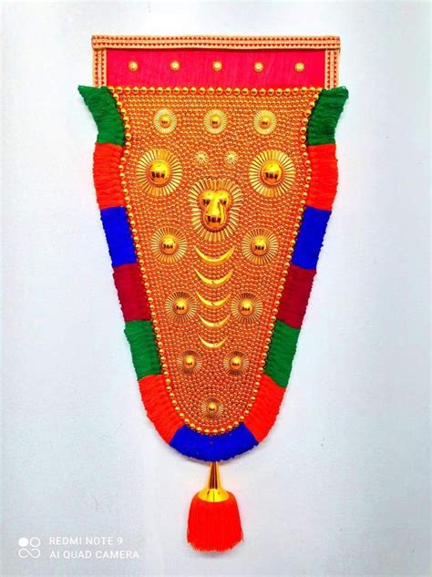 Kerala Traditional Nettipattam (Elephant Caparison) - Custom Design Op ...