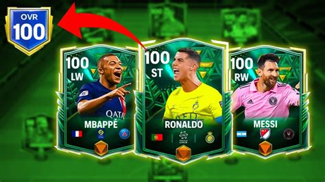 Welcome 100 Ovr Messi Ronaldo And Mbappe My Biggest Fc Mobile Squad Upgrade Youtube