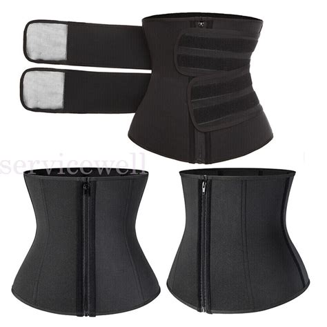 Waist Corset Trainer Sauna Sweat Weight Loss Body Shaper Slim Belt Gym