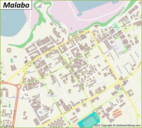 Malabo Map | Equatorial Guinea | Detailed Maps of Malabo