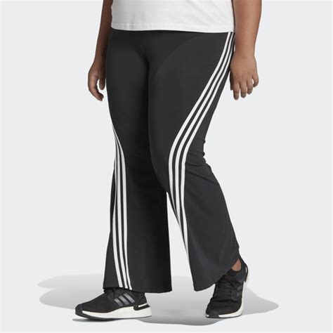 Osta Adidas Sportswear Future Icons 3 Stripes Flare Pants Plus Size