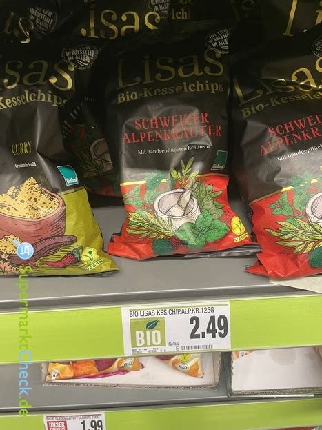 Lisas Bio Kesselchips Schweizer Alpenkr Uter G Preis Angebote