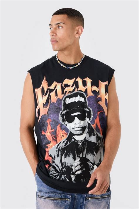 Oversized Large Scale Eazy E License Tank Boohoo Usa