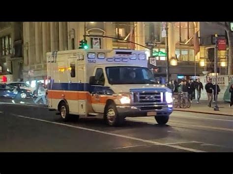 New York Presbyterian EMS Responding On East 42nd Street In Midtown