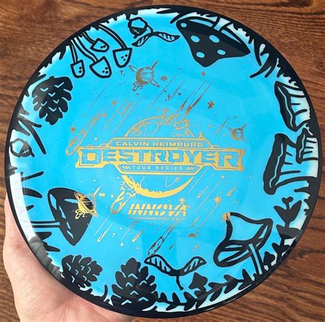 New Innova 2023 Calvin Heimburg Halo Destroyer Custom Disc Dye Distance