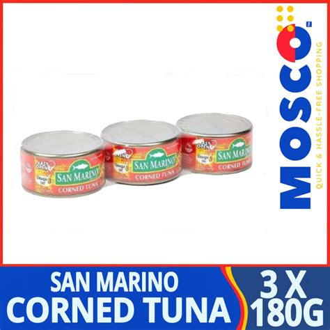 San Marino Corned Tuna 3 X 180g Lazada PH