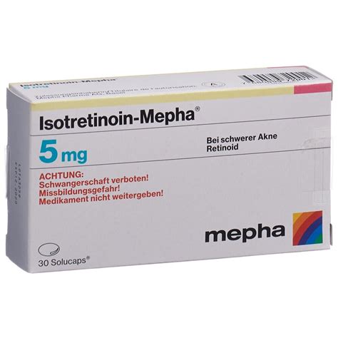 Commander Isotretinoin Mepha Caps Moll Mg Pce Sur Ordonnance Sun