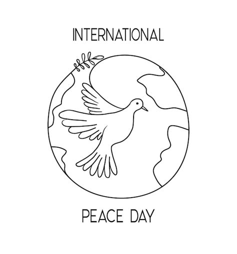 Premium Vector Flying Pigeon With A Branch Dove Of Peace On The