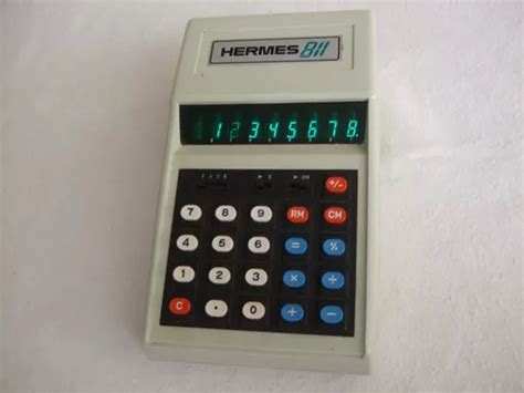 Calculadora Hermes 811 Leds Verdes Vintage Rara 1972 MercadoLibre