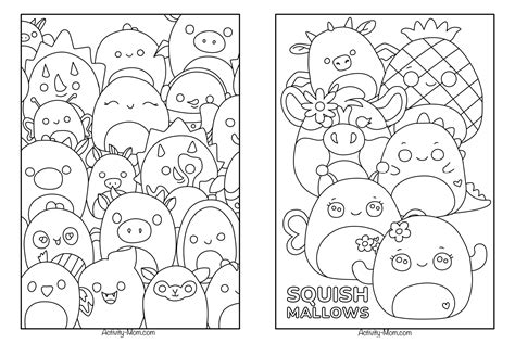 Inspiring Squishmallow Coloring Page Printable Squishmallow Coloring