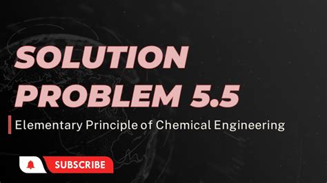 Two Liquid Streams Process Calculation Elementry Principle Of Chemical