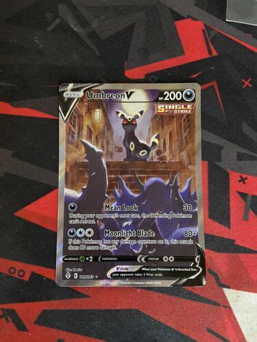 Pokémon TCG Umbreon V Evolving Skies 189 203 Holo Ultra Rare eBay