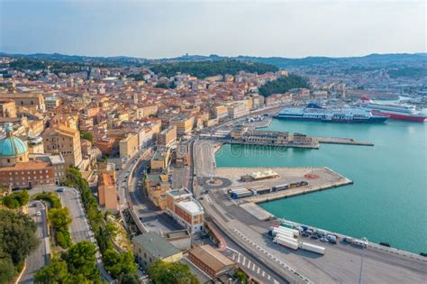 Ancona Italy September 26 2021 Cityscape Of Italian Town Anc